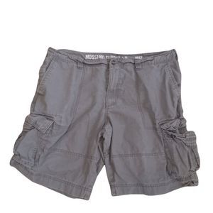 Mossimo Supply CO Gray Cargo Shorts Waist 42